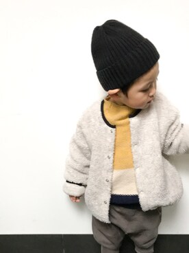 KISA / SANAさんの「カノコボトルネックセーター」を使ったコーディネート