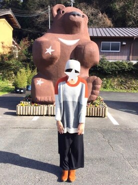 アオハルさん(レディース・163cm)の冬コーディネート