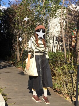 アオハルさん（レディース・163cm）の冬コーディネート