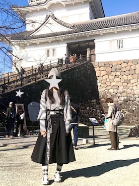 「Fone（エフワン）のアイテム」を使った、アオハルさん（レディース・163cm）の冬コーディネート