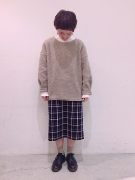うっちーさん（レディース・152cm）の冬コーディネート
