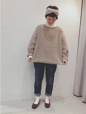 うっちーさん（レディース・152cm）の冬コーディネート