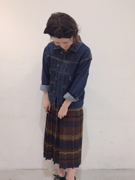 「SEVENDAYS=SUNDAY（セブンデイズサンデイ）のアイテム（その他アウター）」を使った、うっちーさん（レディース・152cm）の夏コーディネート