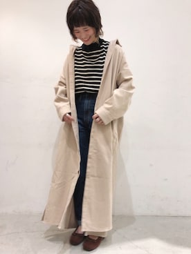 「SEVENDAYS=SUNDAY（セブンデイズサンデイ）のアイテム（ワンピース）」を使った、うっちーさん（レディース・152cm）の秋コーディネート