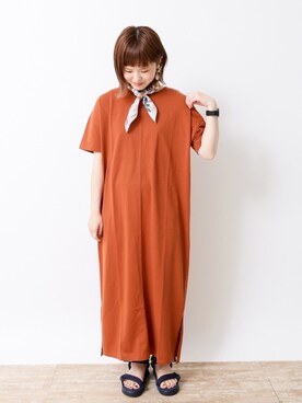 「SHAKA」｜「アイテム（その他）」を使った、うっちーさん（レディース・152cm）の夏コーディネート
