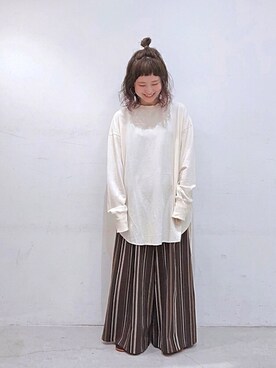 「秋のカフェオレコーデ」｜「アイテム（その他）」を使った、うっちーさん（レディース・152cm）の秋コーディネート