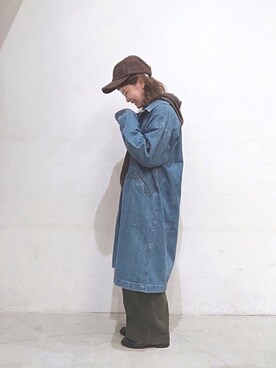 「SEVENDAYS=SUNDAY（セブンデイズサンデイ）のアイテム（ブルゾン）」を使った、うっちーさん（レディース・152cm）の秋コーディネート