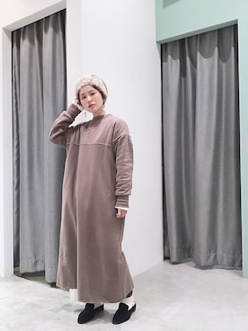 うっちーさん(レディース・152cm)の冬コーディネート