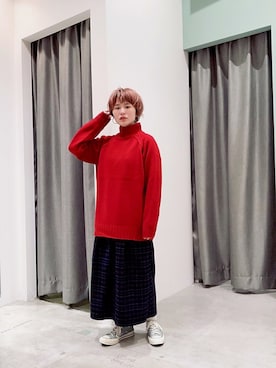 うっちーさん（レディース・152cm）の冬コーディネート