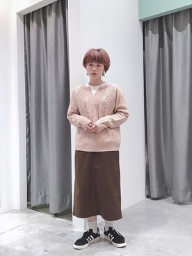 うっちーさん(レディース・152cm)の冬コーディネート