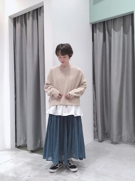 うっちーさん（レディース・152cm）の春コーディネート