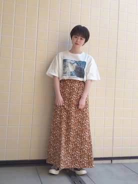 うっちーさん(レディース・152cm)の春コーディネート