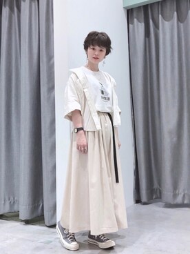 うっちーさん（レディース・152cm）の夏コーディネート