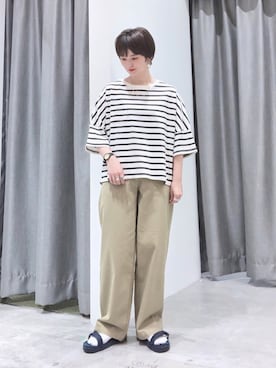 「SHAKA」｜「アイテム（その他）」を使った、うっちーさん（レディース・152cm）の夏コーディネート