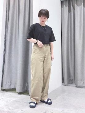 「SHAKA」｜「アイテム（その他）」を使った、うっちーさん（レディース・152cm）の夏コーディネート