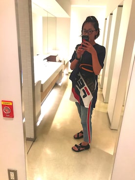 「FENDI（フェンディ）のアイテム（ワンピース/ドレス）」を使った、Kumiさん（レディース・168cm）の夏コーディネート