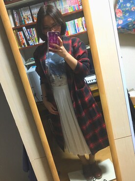 「rivet & surge（リベットアンドサージ）のアイテム（その他アウター）」を使った、orcaさん（レディース・159cm）の春コーディネート
