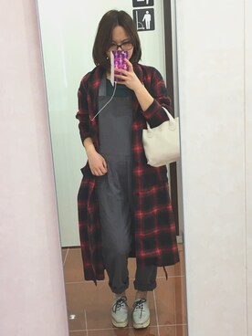「rivet & surge（リベットアンドサージ）のアイテム（オールインワン・サロペット）」を使った、orcaさん（レディース・159cm）の春コーディネート