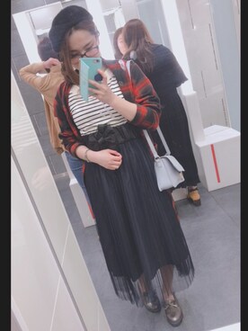 「rivet & surge（リベットアンドサージ）のアイテム（その他アウター）」を使った、orcaさん（レディース・159cm）の春コーディネート