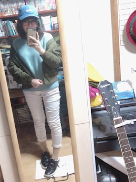 「STINGRAY（スティングレイ）のアイテム」を使った、orcaさん（レディース・159cm）の冬コーディネート