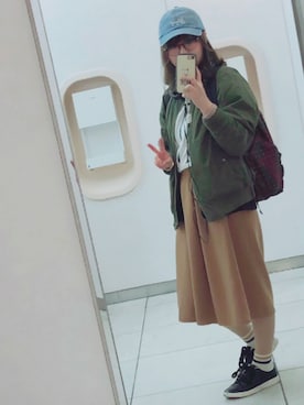 「STINGRAY（スティングレイ）のアイテム」を使った、orcaさん（レディース・159cm）の冬コーディネート