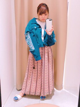 「仕事場にて♡」｜honoka♡さん（レディース・150cm）の秋コーディネート