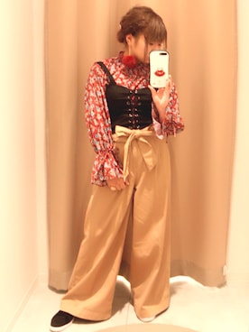 「仕事場にて♡」｜honoka♡さん（レディース・150cm）の秋コーディネート
