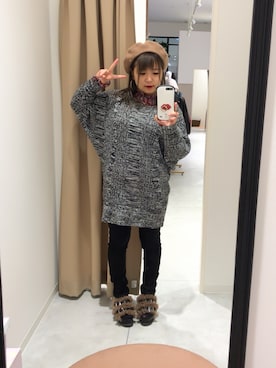 「日常」｜「アイテム（サンダル）」を使った、honoka♡さん（レディース・150cm）の秋コーディネート
