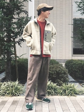「JOURNAL STANDARD relume（ジャーナルスタンダード　レリューム）のアイテム（パンツ）」を使った、ふきはるさん（メンズ・166cm）の秋コーディネート