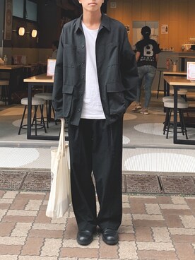 「EVCON」｜ふきはるさん（メンズ・165cm）の秋コーディネート