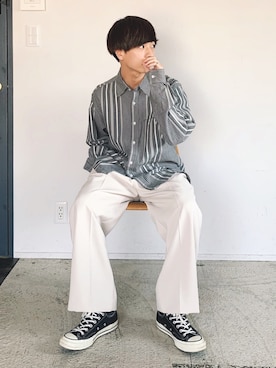 ふきはるさん(メンズ・166cm)の夏コーディネート