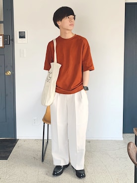 「J.M. WESTON（ジェイエムウエストン）のアイテム」を使った、ふきはるさん（メンズ・166cm）の夏コーディネート