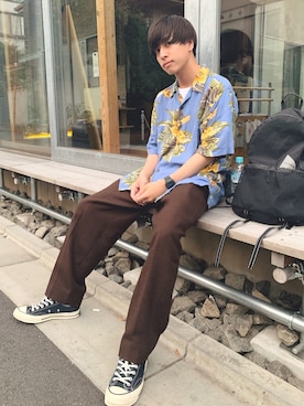 ふきはるさん(メンズ・166cm)の夏コーディネート