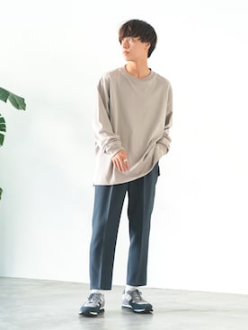 メンズのtシャツ カットソー ベージュ系 コーディネート Zozotown