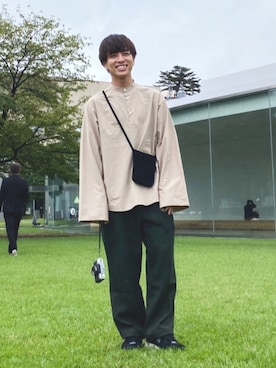 「ATHA（アタ）のアイテム」を使った、ふきはるさん（メンズ・166cm）の秋コーディネート