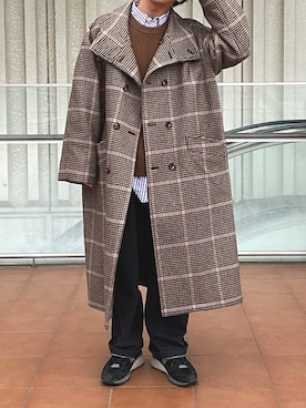 ふきはるさん（メンズ・166cm）の冬コーディネート