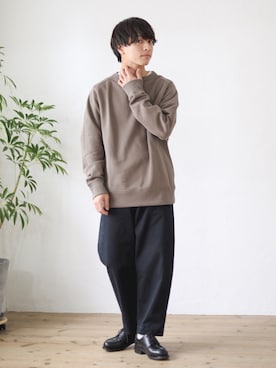 「J.M. WESTON（ジェイエムウエストン）のアイテム」を使った、ふきはるさん（メンズ・166cm）の冬コーディネート