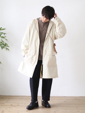 「J.M. WESTON（ジェイエムウエストン）のアイテム」を使った、ふきはるさん（メンズ・166cm）の冬コーディネート