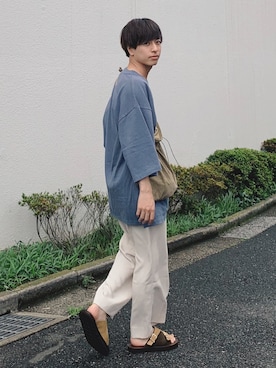 ふきはるさん（メンズ・166cm）の夏コーディネート