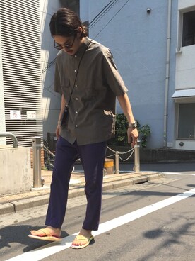 Daisuke Sakamotoさん（メンズ・176cm）の夏コーディネート