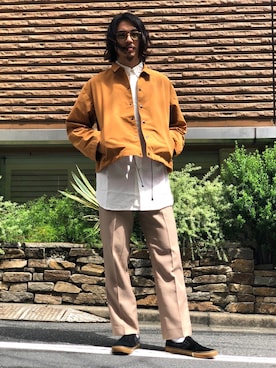 「ETHOS（エトス）のアイテム（ジャケット/アウター）」を使った、Daisuke Sakamotoさん（メンズ・176cm）の夏コーディネート