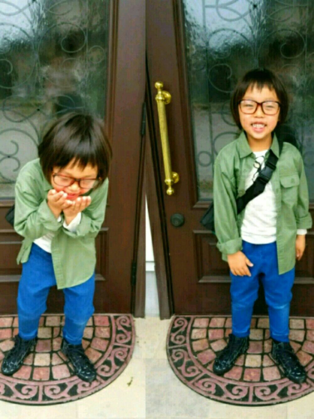 「子供服、こどもコーデ、ZARAキッズ、男の子コーデ、男の子、子供カジュアル👧🏻💕、子供カッコイイ」｜「ZARAのアイテム（その他、ブラック系）」を使った、くみ✂+*:ﾟ+｡.☆さん（レディース・167cm）の冬コーディネートの1枚目の写真