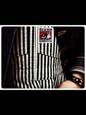 「TCB jeans（ティーシービージーンズ）のアイテム（カバーオール）」を使った、- 自動波 -さん（メンズ・165cm）の春コーディネート