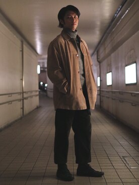 「GRIZZLY（グリズリー）のアイテム（パンツ）」を使った、SYOTAさん（メンズ・173cm）の秋コーディネート