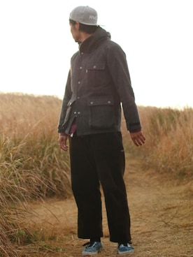 「GRIZZLY（グリズリー）のアイテム（パンツ）」を使った、SYOTAさん（メンズ・173cm）の秋コーディネート