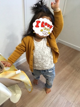 「ランチデート」｜MRKさん（キッズ・80cm）の春コーディネート