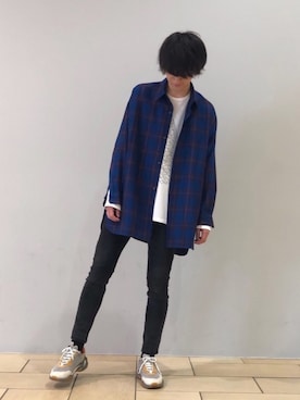 阿部まさひでさん(メンズ・176cm)の冬コーディネート