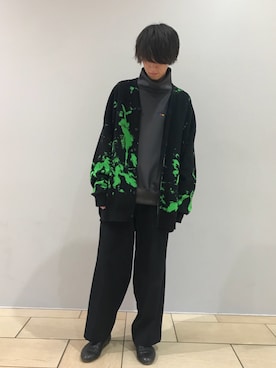 阿部まさひでさん（メンズ・176cm）の冬コーディネート