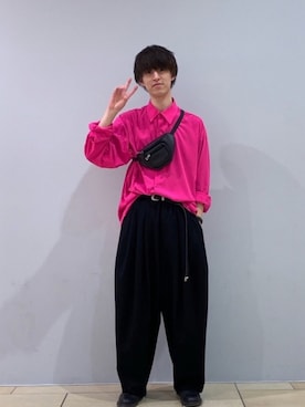 「ピース！」｜阿部まさひでさん（メンズ・176cm）の冬コーディネート