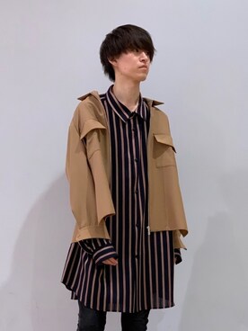 阿部まさひでさん(メンズ・176cm)の冬コーディネート